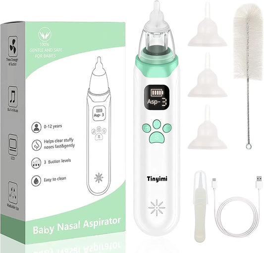 Baby Nasal Aspirator Nose Cleaner Silicone Adjustable Suction Child  Health Safety Convenient Low Noise Baby Care Products