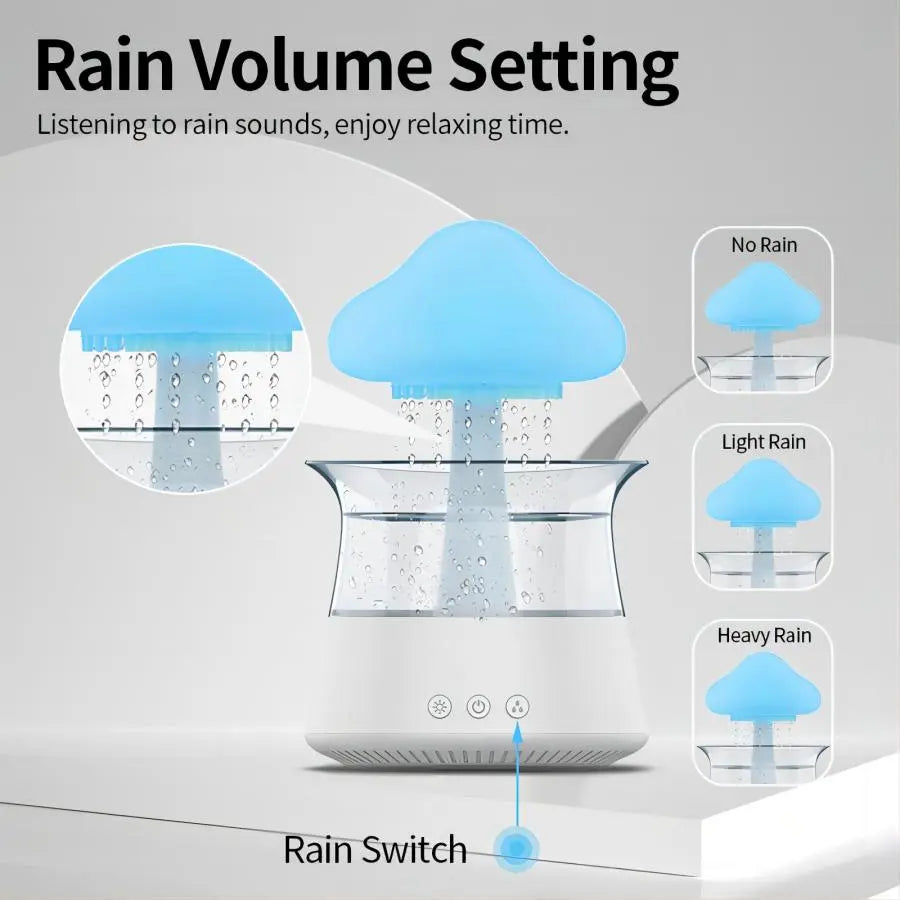 Cloud Rain Diffuser Humidifier Raindrop Aromatherapy