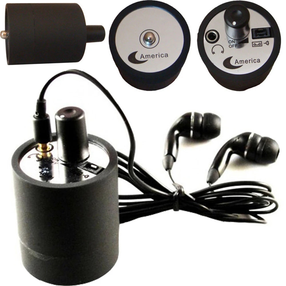 Listen Detecotor for Engineer Water Leakage Oil Leaking Hearing with Headphone for Repair High Strength Wall Microphone Voice