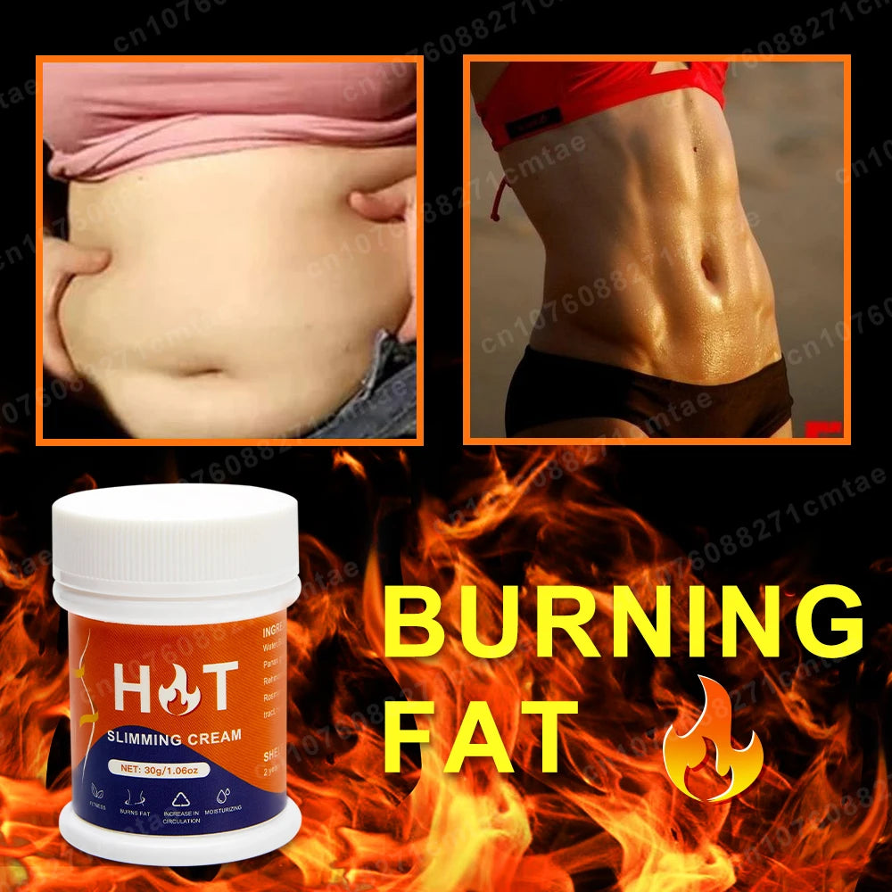 Fat Burning Weight Loss Cream Fast Effective Slim Waist Tummy Thighs Arm V Shape Firming Face-Lift Burn Fat Slimming